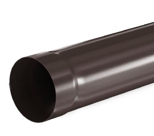 Водосток Aquasistem, система 125x90 - Труба водосточная 3.00м RR 32 Тёмно Коричневый купить в Орехово-Зуеве