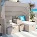 Комплект мебели AFINA плетеной из иск. ротанга AFM-330 Beige купить в Орехово-Зуеве