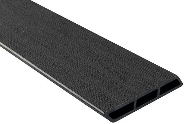Доска Ромбус 3D ДПК Outdoor STORM BLACK черная купить в Орехово-Зуеве