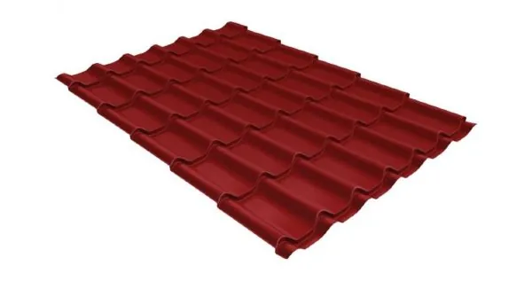 Металлочерепица классик 0,5 Satin RAL 3011 коричнево-красный купить в Орехово-Зуеве