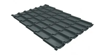 Металлочерепица классик 0,5 Satin RAL 7005 мышино-серый