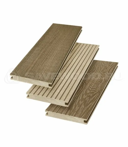 Террасная доска SW Fraxinus (R) полнотелая «SaveWood» Тик купить в Орехово-Зуеве