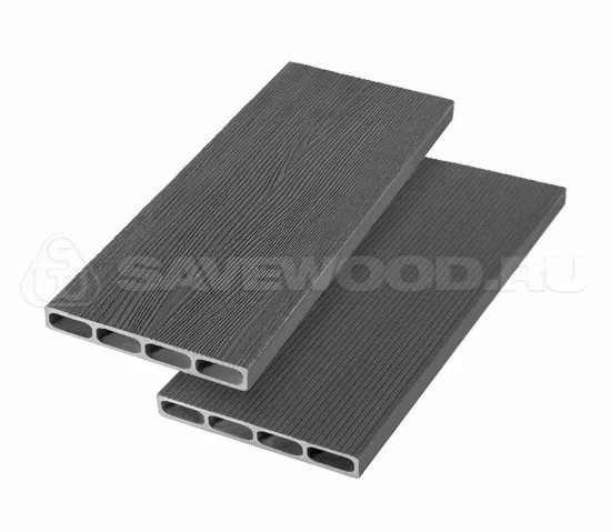 Грядочная доска ДПК 3D Savewood SW Rubus (R) графит купить в Орехово-Зуеве