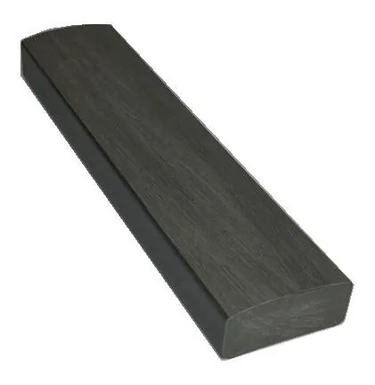Лавочный брус Ecodecking Некст полнотелый брашированный 70х35 графит купить в Орехово-Зуеве