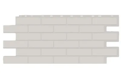 Фасадная панель T-Siding Кирпич Модерн Эко Уайт