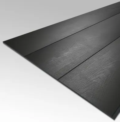 Фиброцементный сайдинг Roofas SIDING (широкий) 12мм Антрацит
