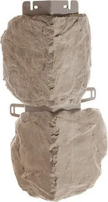 Наружный угол бутовый камень (нормандский), 0,44 х 0,18м (н)