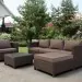 Комплект мебели AFINA плетеной из иск. ротанга YR821A Brown/Beige купить в Орехово-Зуеве