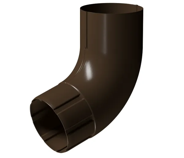 Колено 72° D90 Döcke STAL PREMIUM Каштан, (RAL 8017) купить в Орехово-Зуеве