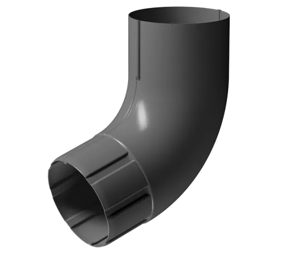 Колено 72° D90 Döcke STAL PREMIUM Графит, (RAL 7024) купить в Орехово-Зуеве