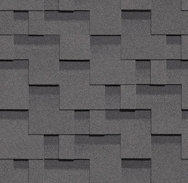 Гибкая черепица Docke, коллекция Тетрис – Серый купить в Орехово-Зуеве