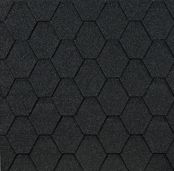 Гибкая черепица EURASIA Docke, Коллекция ШЕСТИГРАННИК Серый купить в Орехово-Зуеве