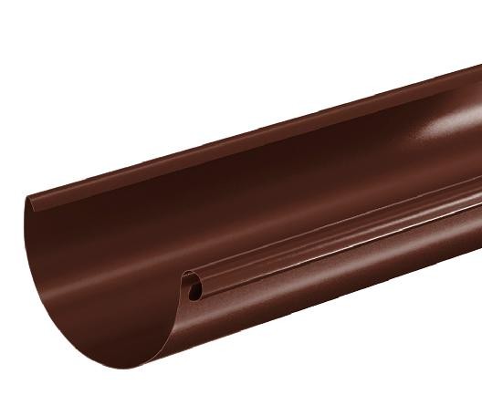 Водосток Aquasistem, система 150/100 - Водосточный желоб 3.00м RAL 8017 Коричневый купить в Орехово-Зуеве