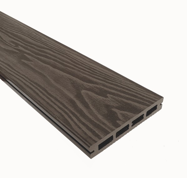 Террасная доска из ДПК Terrapol Смарт 3D Пустотелая с пазом Тик Киото купить в Орехово-Зуеве