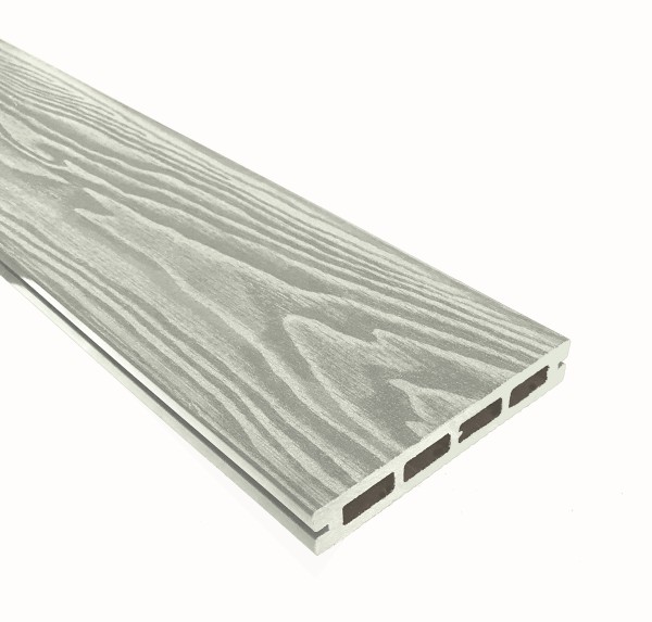 Террасная доска из ДПК Terrapol Смарт 3D Пустотелая с пазом Дуб беленый купить в Орехово-Зуеве