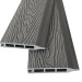 Заборная панель шип-паз EasyDecking Wood-Х 146х20 Серый купить в Орехово-Зуеве