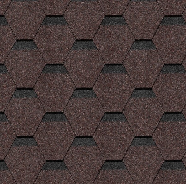 Гибкая черепица Docke, коллекция Шеффилд – Корица купить в Орехово-Зуеве