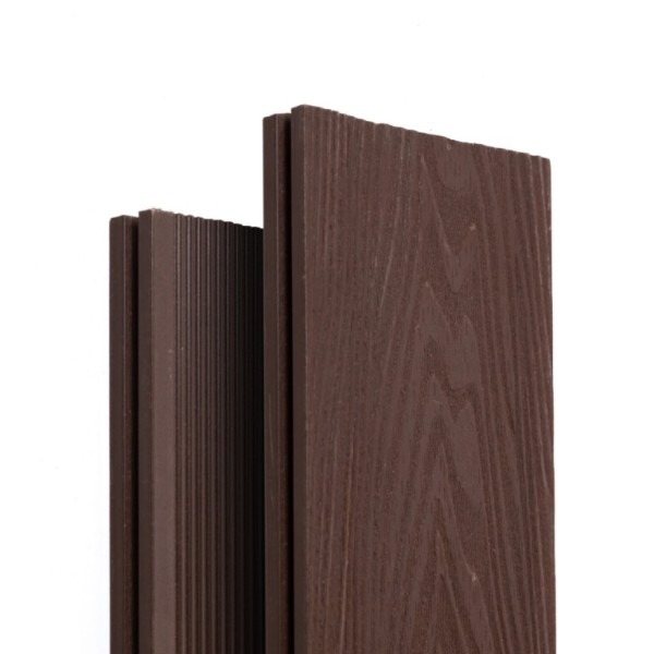 Террасная доска Ecodecking Экстра 3D полнотелая Графит купить в Орехово-Зуеве