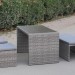 Диван-Трансформер AFINA плетеный из иск. ротанга S330G-W78 Grey купить в Орехово-Зуеве
