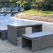 Диван-Трансформер AFINA плетеный из иск. ротанга S330G-W78 Grey купить в Орехово-Зуеве