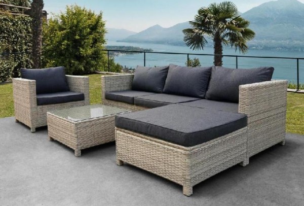 Комплект мебели AFINA плетеной из иск. ротанга YR821G Grey/Grey купить в Орехово-Зуеве