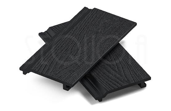 Доска фасадная ДПК 3D SEQUOIA Evolution WOOD BLACK купить в Орехово-Зуеве