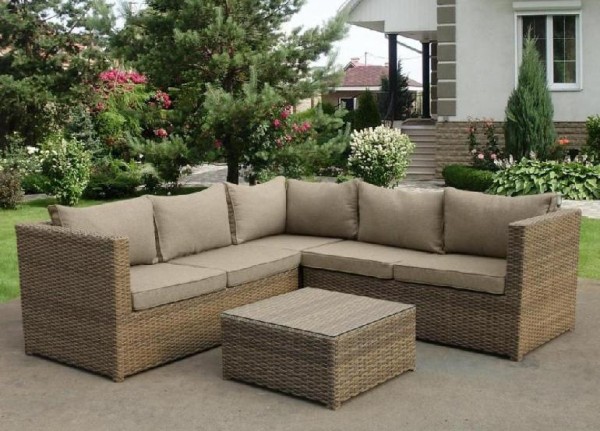 Комплект мебели AFINA плетеной из иск. ротанга YR825B Beige купить в Орехово-Зуеве