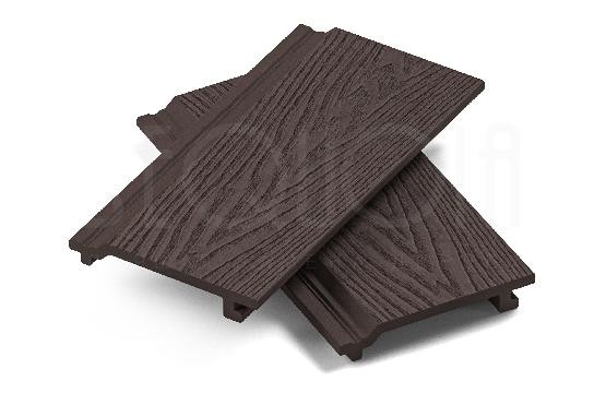 Доска фасадная ДПК 3D SEQUOIA Evolution WOOD BROWN купить в Орехово-Зуеве