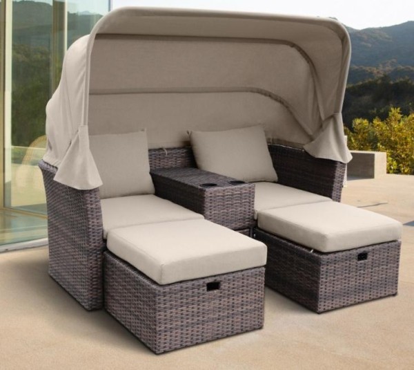 Комплект мебели AFINA плетеной из иск. ротанга AFM-330B Brown купить в Орехово-Зуеве