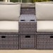 Комплект мебели AFINA плетеной из иск. ротанга AFM-330B Brown купить в Орехово-Зуеве
