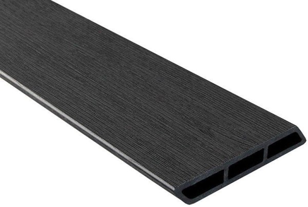 Доска Ромбус 3D ДПК Outdoor STORM BLACK черная купить в Орехово-Зуеве