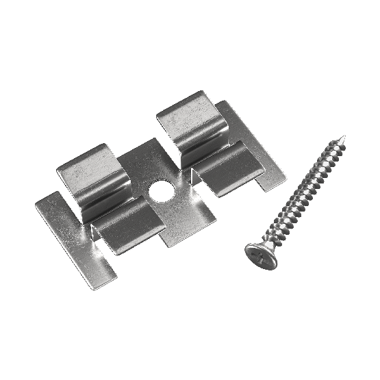 Клипса с саморезом, Grinder шовный монтаж 5 mm купить в Орехово-Зуеве