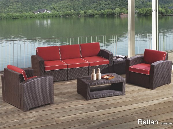 Уличные диваны и кресла коллекции Rattan Premium 5  купить в Орехово-Зуеве