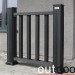 Ограждение из ДПК Outdoor Классик 3D STORM чёрный купить в Орехово-Зуеве