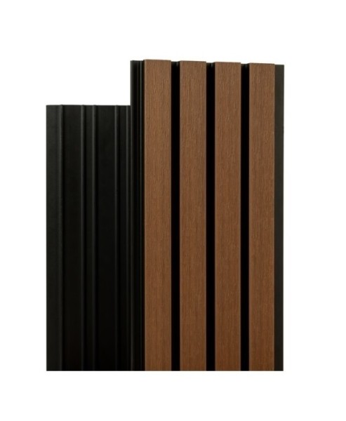 Фасадная реечная панель Ecodecking Скай коэкструзия 200х20х3000 Тик купить в Орехово-Зуеве