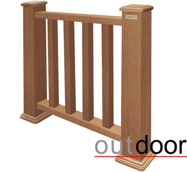 Ограждение из ДПК Outdoor Классик 3D STORM дуб купить в Орехово-Зуеве