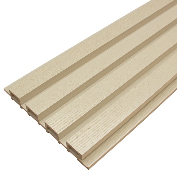 Фасадная доска из ДПК Faynag Wood Рейка Слоновая кость купить в Орехово-Зуеве