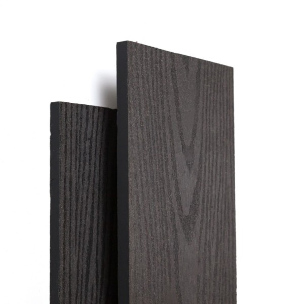 Заборная доска Ecodecking Техно 145х12 Графит купить в Орехово-Зуеве