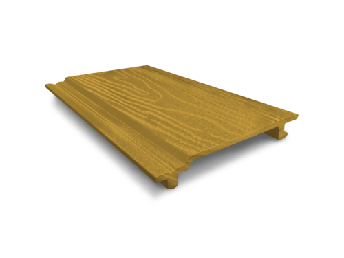 Фасадная панель  из ДПК ECODECKING Желтый купить в Орехово-Зуеве