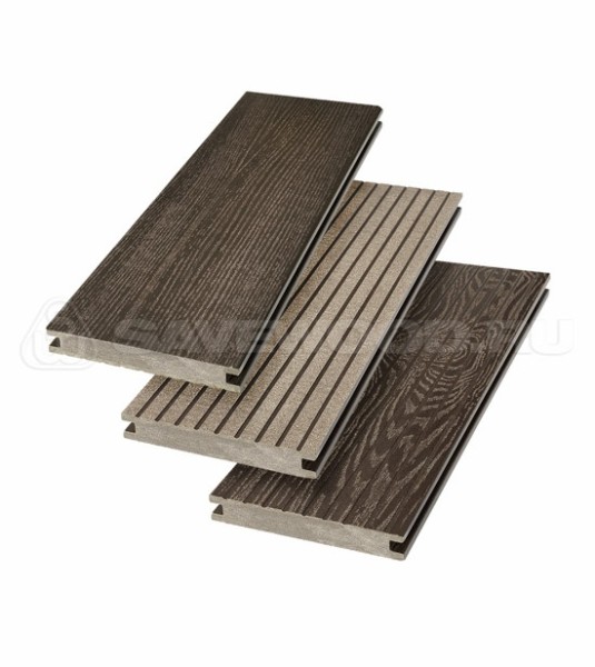 Террасная доска SW Fraxinus (R) полнотелая «SaveWood» Темно-коричневый купить в Орехово-Зуеве