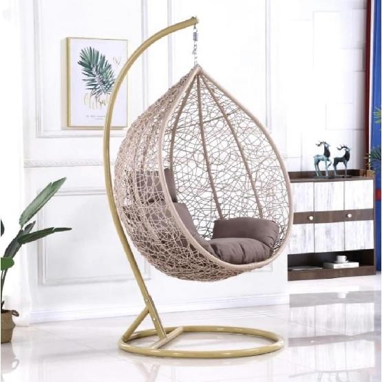 Кресло Подвесное из искусственного ротанга AFM-169A-XLB Beige купить в Орехово-Зуеве