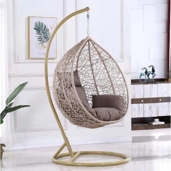 Кресло Подвесное из искусственного ротанга AFM-169A-LB Beige купить в Орехово-Зуеве