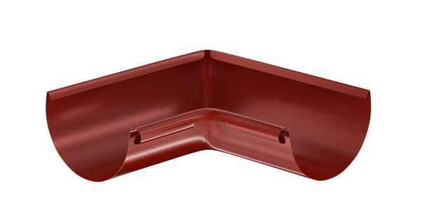 Водосток Aquasistem, система 150x100 - Угол желоба, внутренний 90° RR 29 Бургундский купить в Орехово-Зуеве