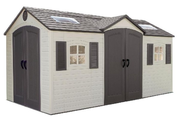 Сарай пластиковый LifeTime 15x8 DD купить в Орехово-Зуеве