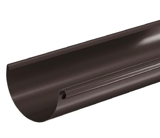 Водосток Aquasistem, система 150/100 - Водосточный желоб 3.00м RR 32 Тёмно Коричневый купить в Орехово-Зуеве