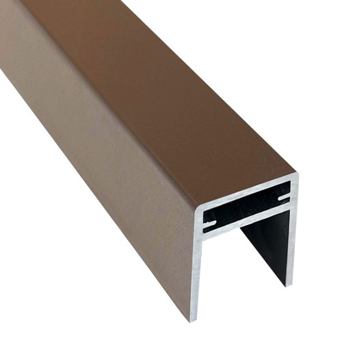 П-профиль Алюминиевый EasyDecking 35x25 Венге купить в Орехово-Зуеве