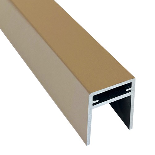 П-профиль Алюминиевый EasyDecking 35x25 Дуб купить в Орехово-Зуеве