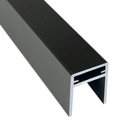 П-профиль Алюминиевый EasyDecking 35x25 Черное дерево купить в Орехово-Зуеве