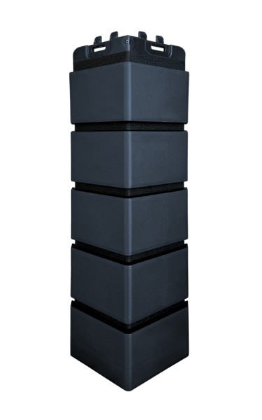 Угол Grand Line клинкерный кирпич ПРЕМИУМ Графит (шов RAL 9005) купить в Орехово-Зуеве