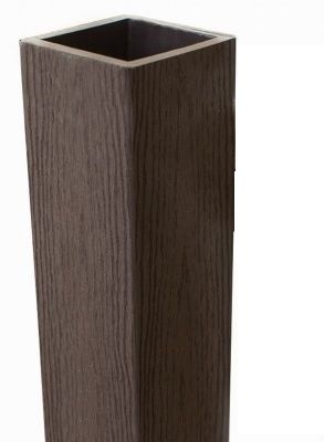 Столб опорный Woodvex Co-Extrusion Венге купить в Орехово-Зуеве